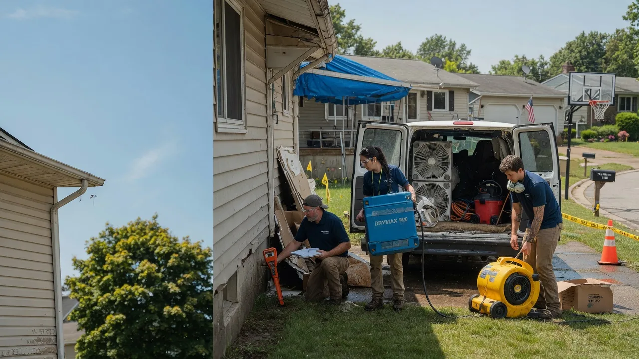Ceiling Leak Cleanup in Derrick City, PA near me